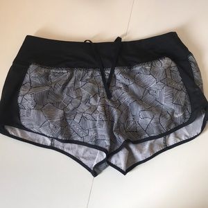 Nike Black and White Running Shorts